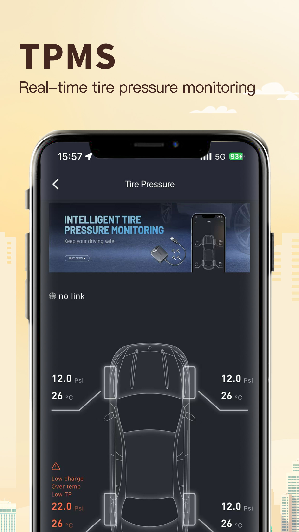 CarMate TPMS preview